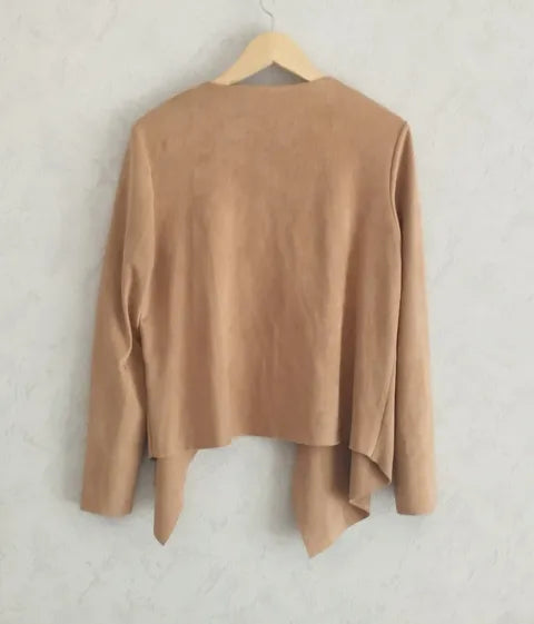 Réf 0094 - Seconde main - Veste beige aspect daim It Hippie taille L