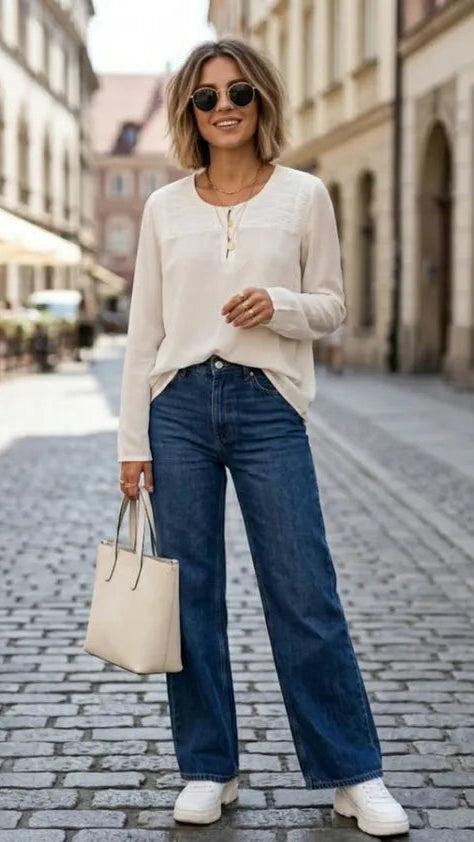Réf 0078 - Seconde main - Blouse manches longues Les Petites Collection taille L