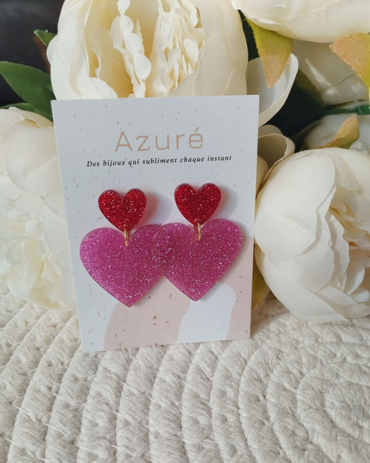 Boucles d'oreilles Love