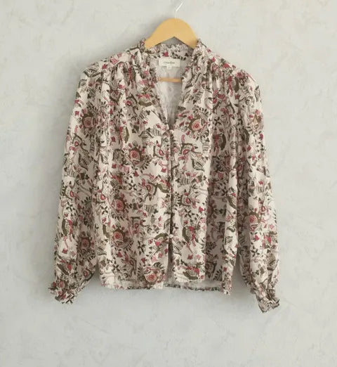 Réf 0077 - Seconde Main - Chemise fleurie Charlior taille S