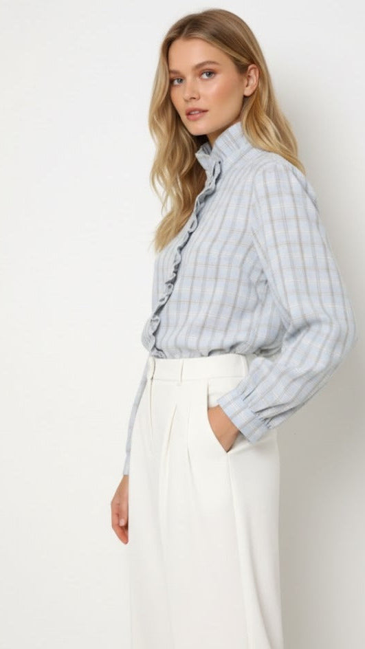 Chemise à carreaux Judith réf 0003
