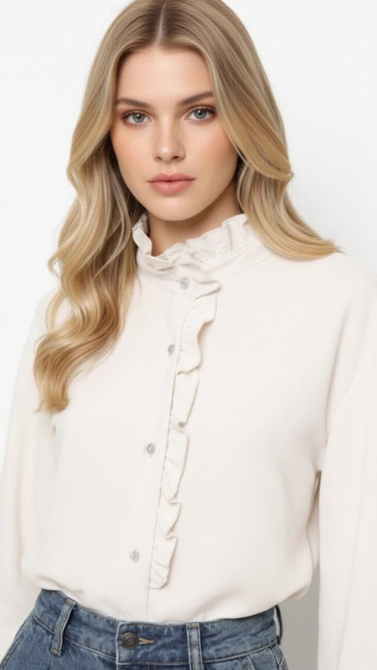 Blouse à volants Réf 0005