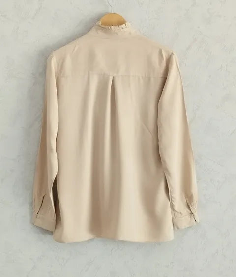 Réf 0092 - Seconde main - Chemise manches longues beige Rêves taille M