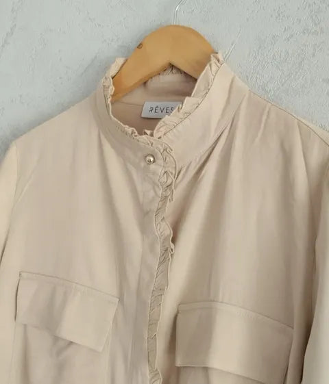 Réf 0092 - Seconde main - Chemise manches longues beige Rêves taille M