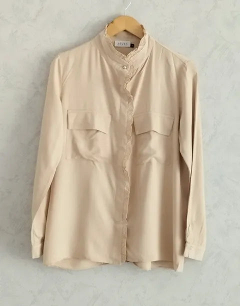 Réf 0092 - Seconde main - Chemise manches longues beige Rêves taille M