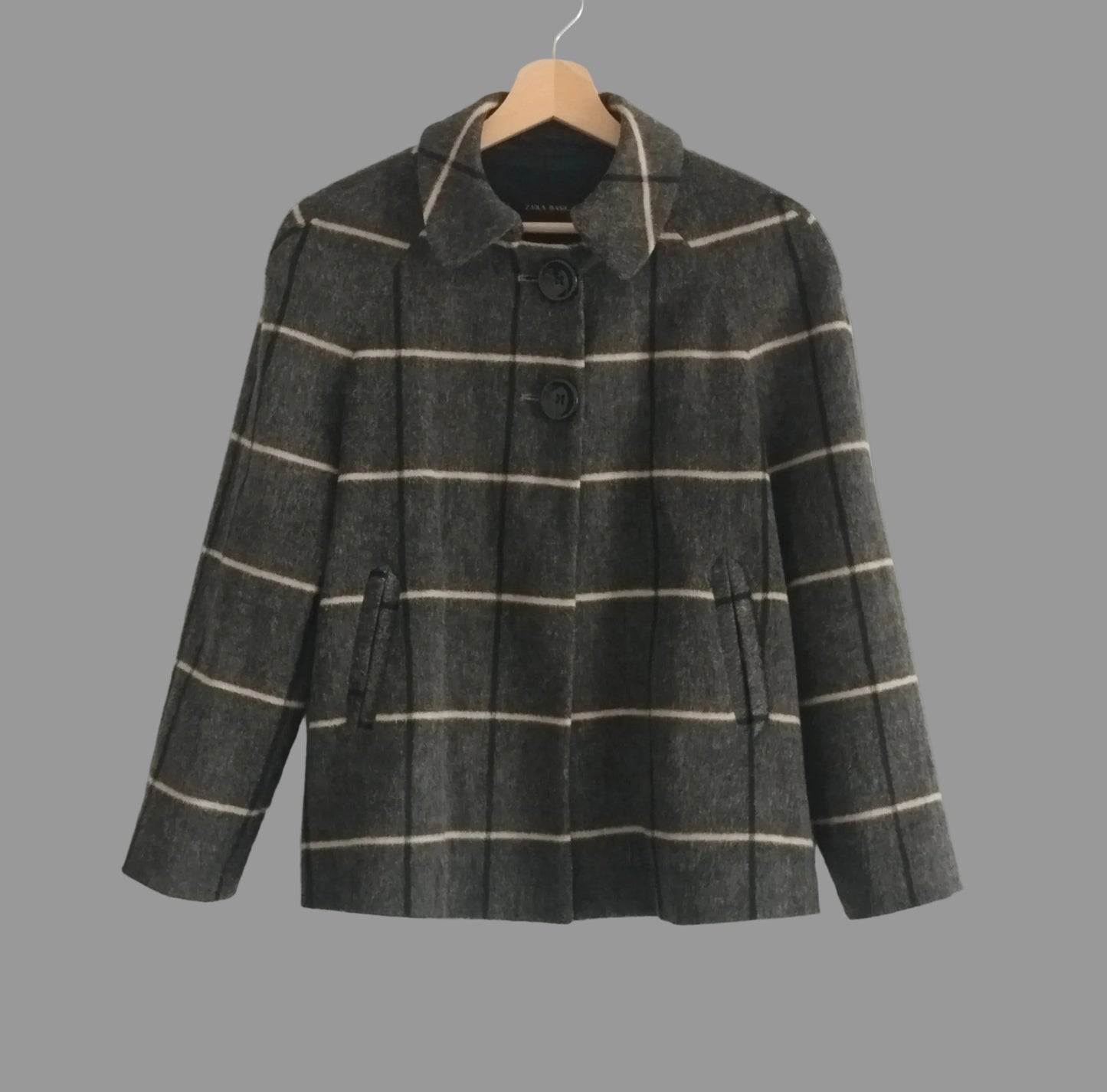 Réf 0053 - Seconde main - Veste 26% laine ZARA taille S