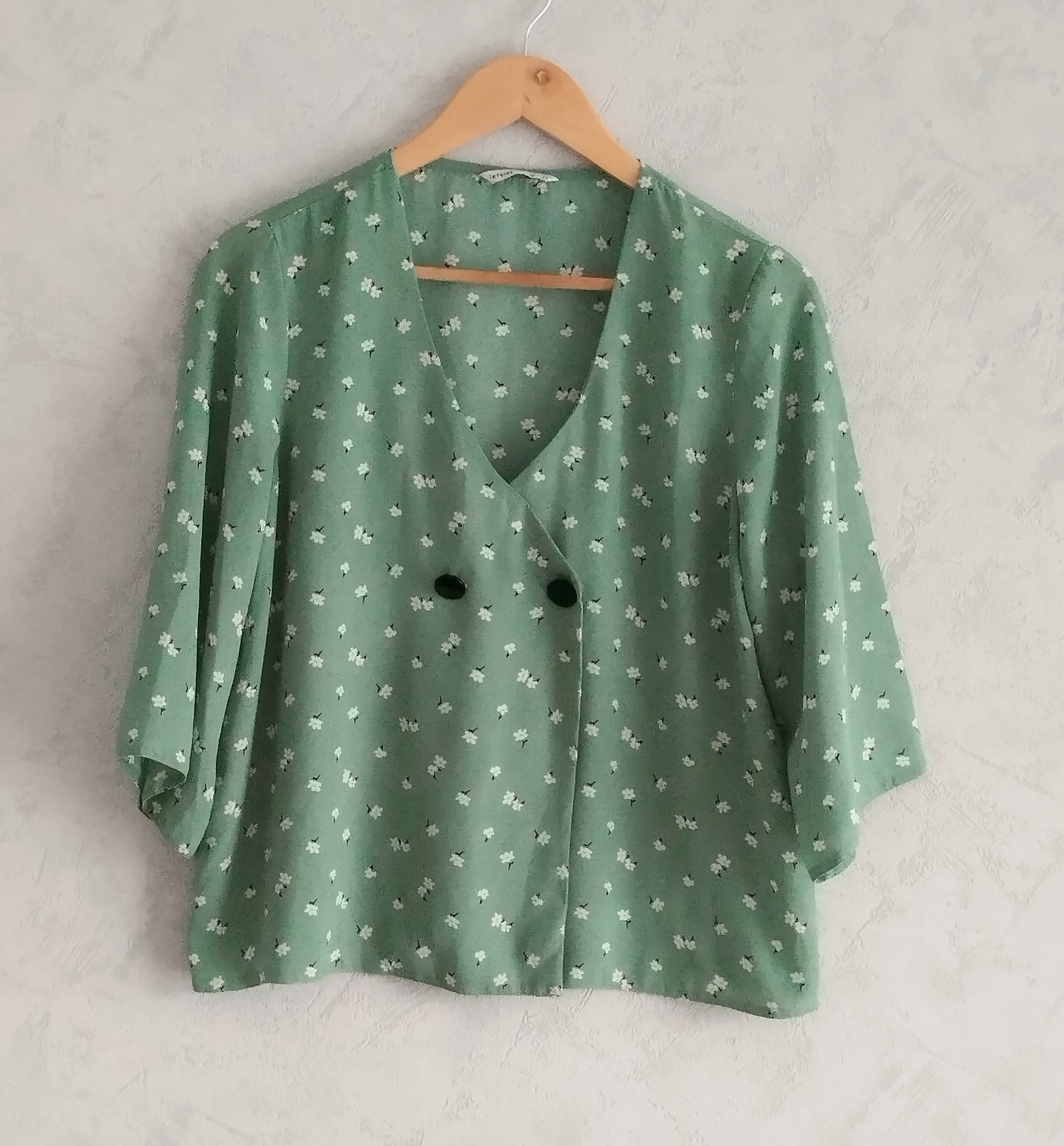 Réf 0069 - Seconde main - Blouse verte Lefties taille M