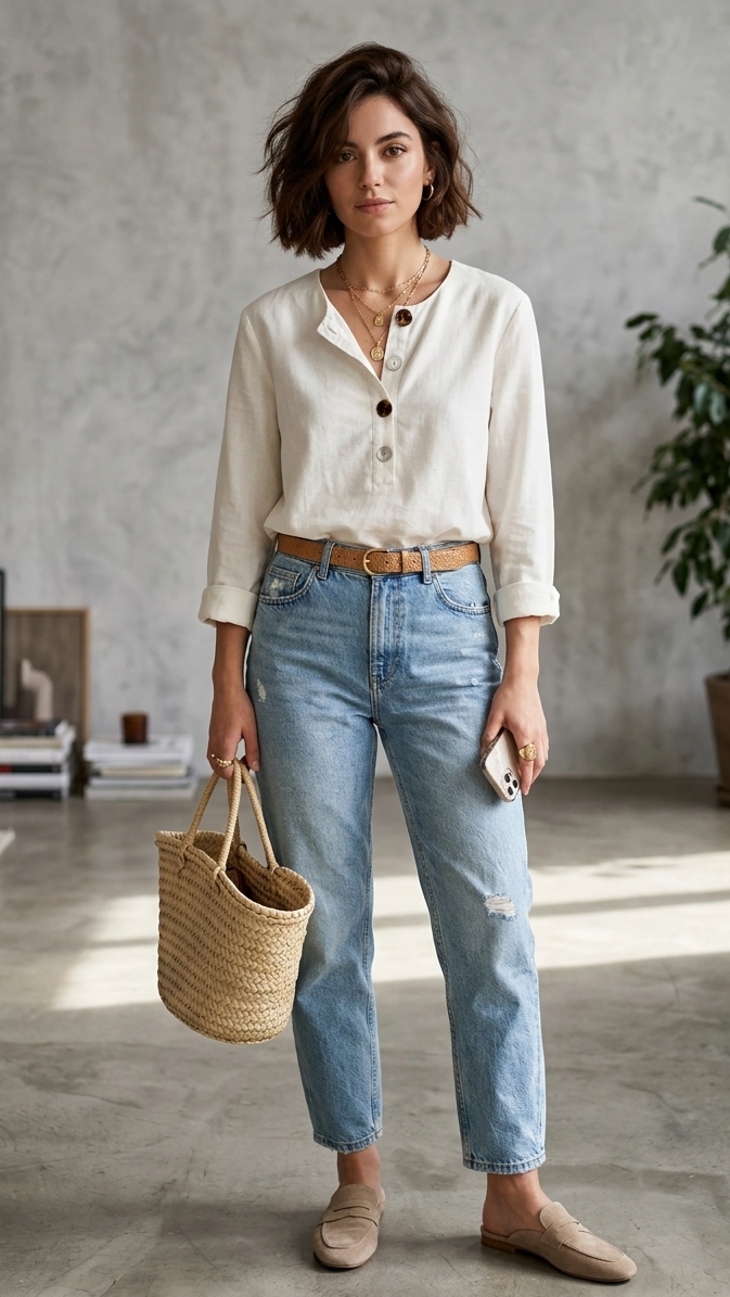 Réf 0065 - Seconde main - Blouse manches longues écru Mango taille XS