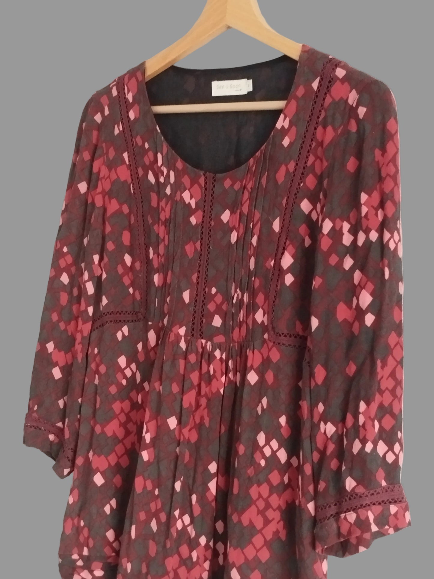 Réf 0056 - Seconde main - Blouse manches 3/4 SEE U SOON Taille 0
