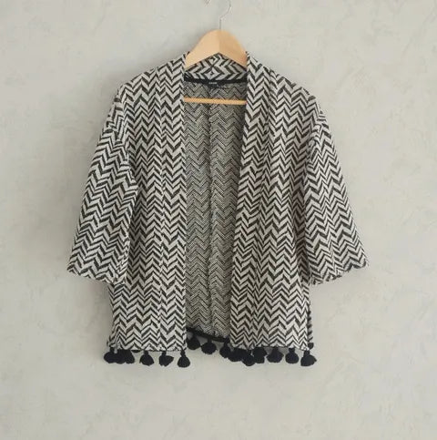 Réf 0090 - Seconde main - Veste manches 3/4 Kiabi taille S